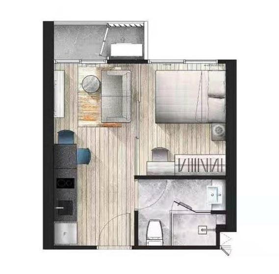 D2 Residences Huahin 华欣市中心近海滩近商场酒店式公寓可加床有连通房型 Buitenkant foto